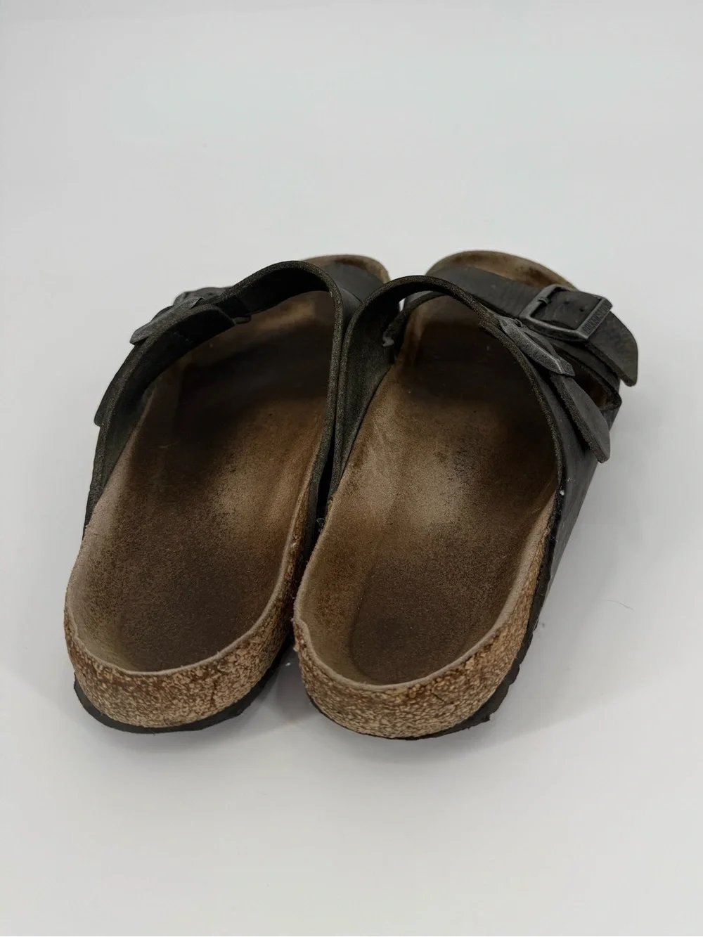 Birkenstock Arizona Leather Slide Sandal | Black | 41/42